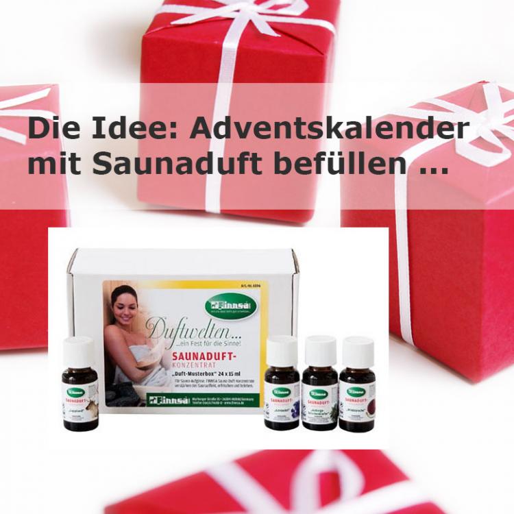 Saunaöl kaufen als duftes Weihnachtsgeschenk für den Saunaufguss