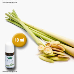 Saunaaufguss Saunaduft ätherische Öle Bio Lemongras 10 ml