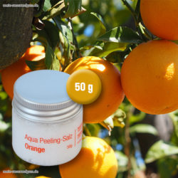 Saunaduft Saunaufguss Aqua-Peeling-Salz Orange 50g